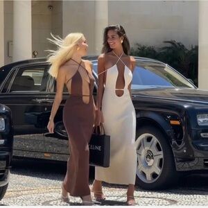 Sasha Therese Capri Dress in Ivory